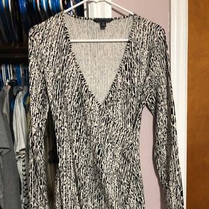 Black and white dress